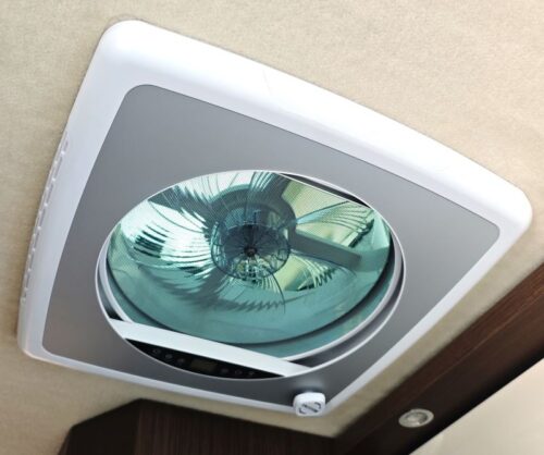 Super Fan Dachfenster mit Lüfter Fernbedienung Insektenschutz und Verdunkelung 400x400 mm (3. Generation) – Bild 14