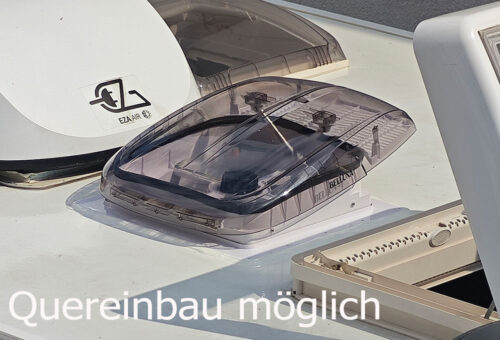 Super Fan Dachfenster mit Lüfter Fernbedienung Insektenschutz und Verdunkelung 360x360 mm – Bild 20